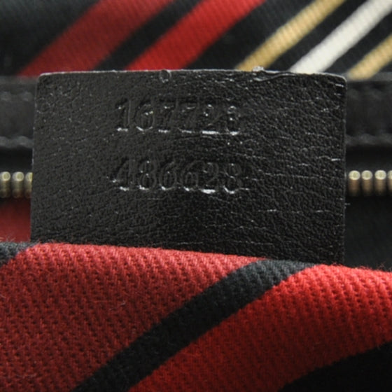 Gucci Leather Britt Messenger Bag Black 9 of 10