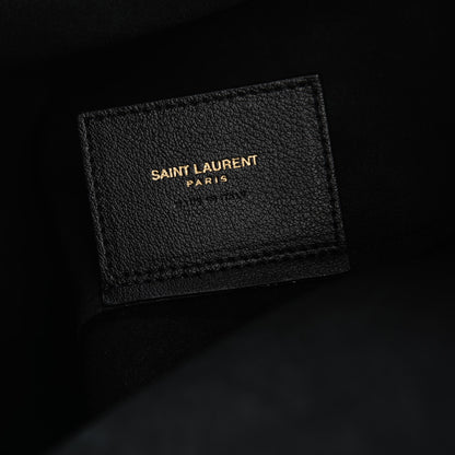 Saint Laurent Calfskin Large Shopping Tote Black 7 of 8