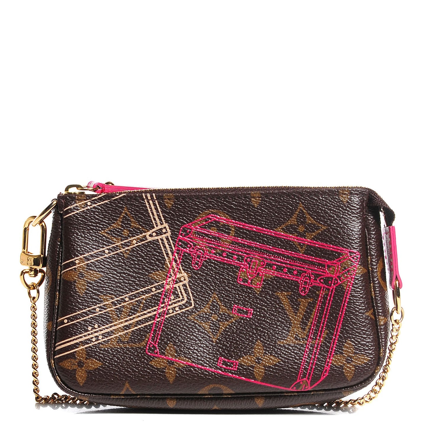 Monogram 2014 Christmas Animation Mini Pochette Accessories