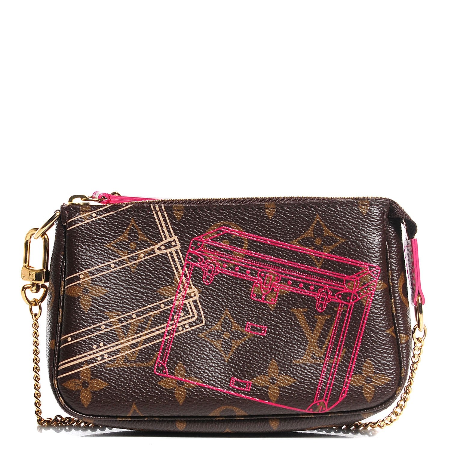 Louis Vuitton Monogram 2014 Christmas Animation Mini Pochette Accessories 1 of 7