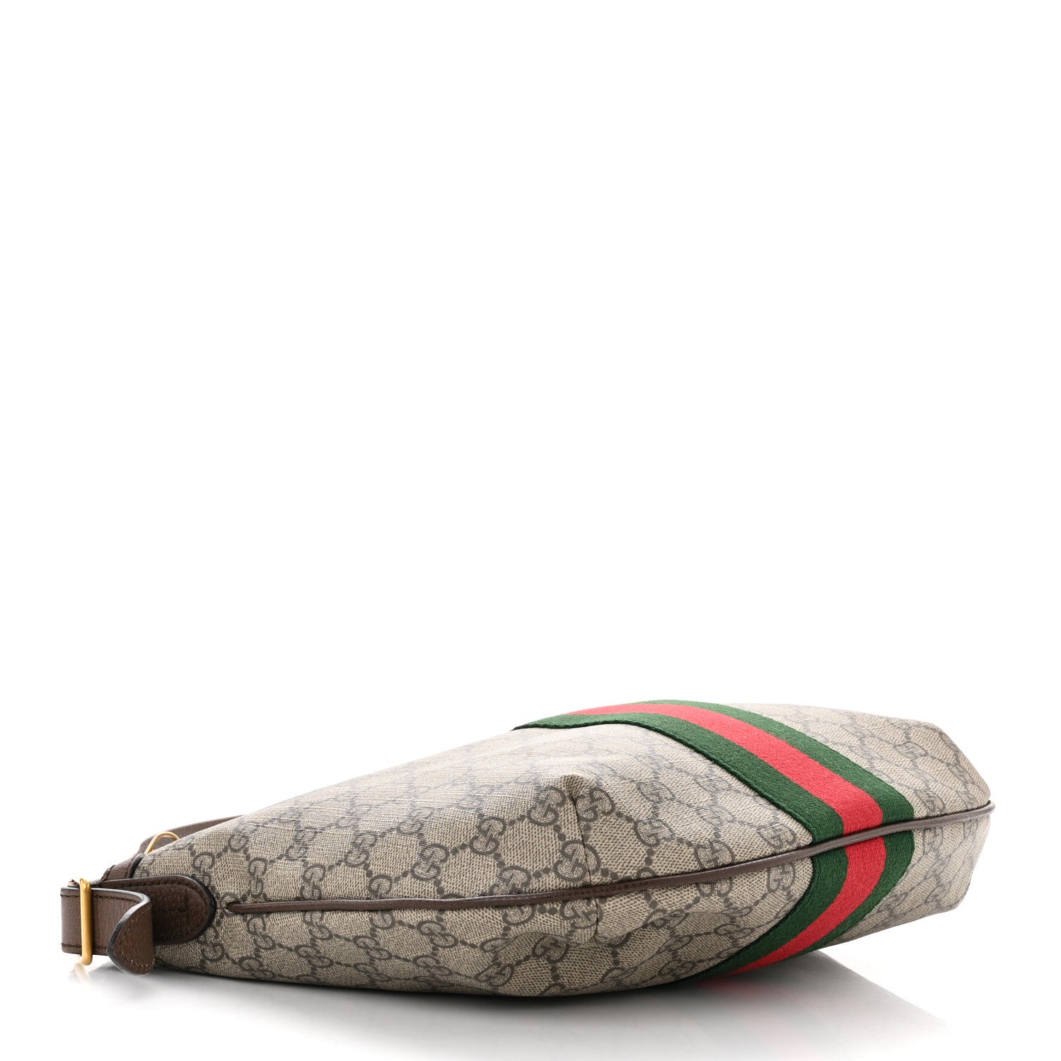 Gucci GG Supreme Monogram Web Small Ophidia Half Moon Hobo Brown 4 of 11