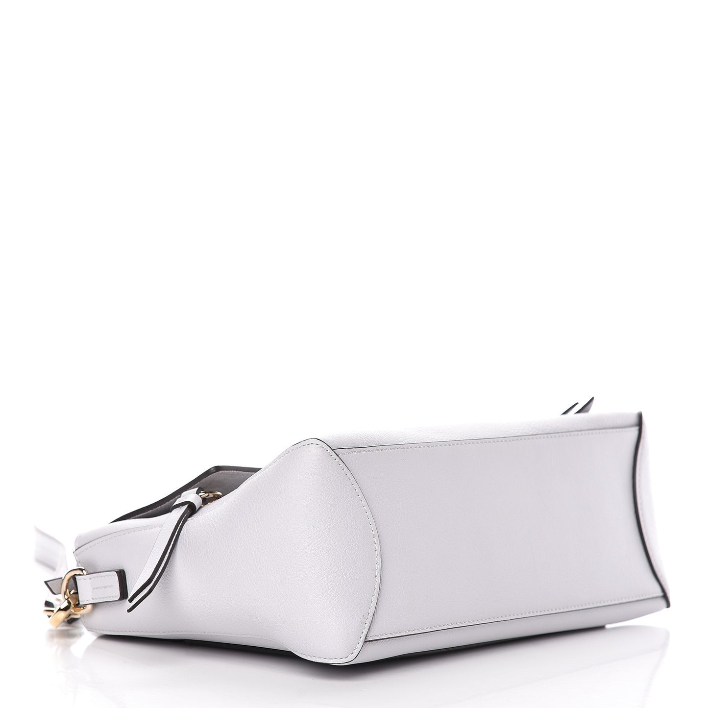 Calfskin Small Faye Day Shoulder Bag Light Cloud