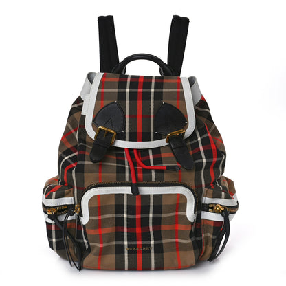 Burberry Cotton Check Small Rucksack Backpack 1 of 8