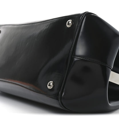 Prada Spazzolato Frame Bag Black 9 of 10