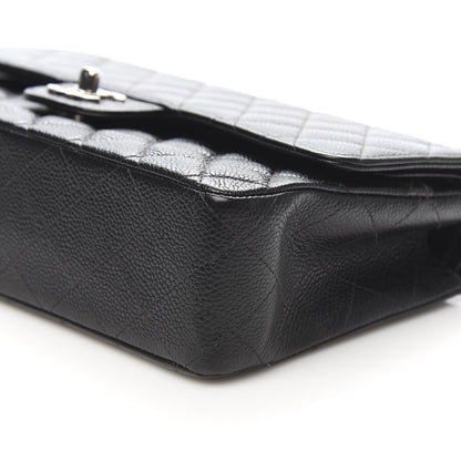 Chanel Caviar Quilted Medium Double Flap Black 10 of 12