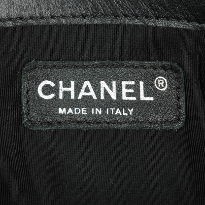 Chanel Calfskin Enchained XL Boy Flap Black 6 of 7