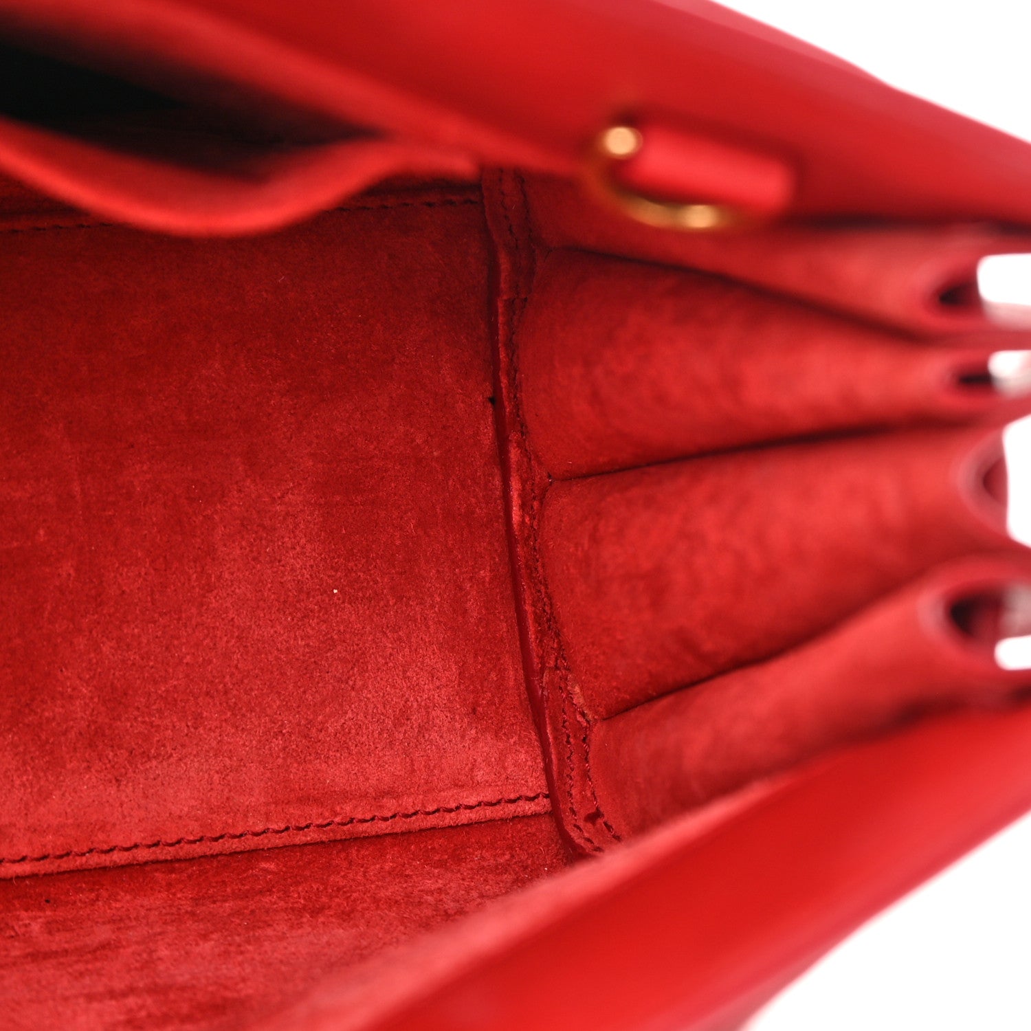 Saint Laurent Calfskin Nano Sac De Jour Lipstick Red 11 of 17