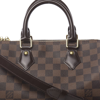 Louis Vuitton Damier Ebene Speedy Bandouliere 25 9 of 11