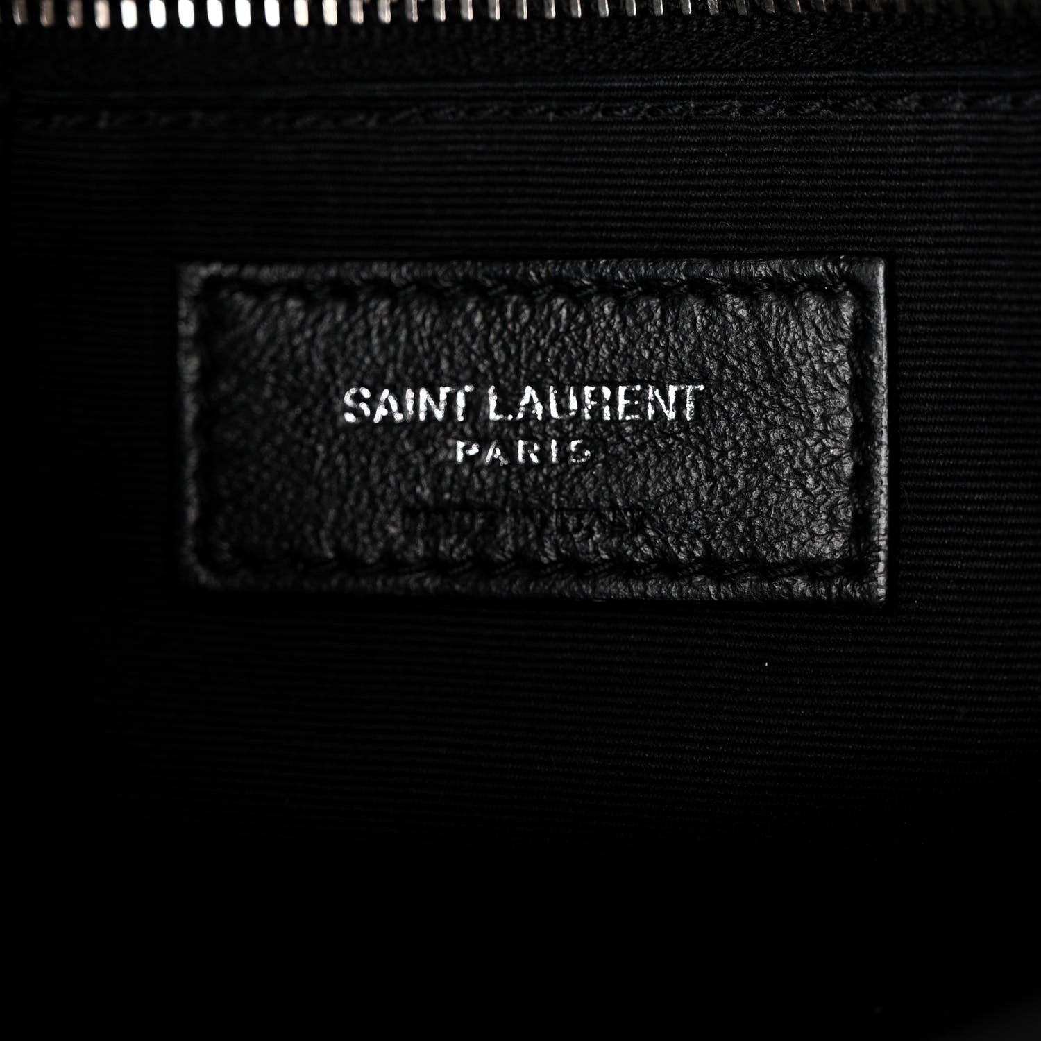 Saint Laurent Lambskin Quilted Small Loulou Puffer Monogram Chain Satchel Black 6 of 10