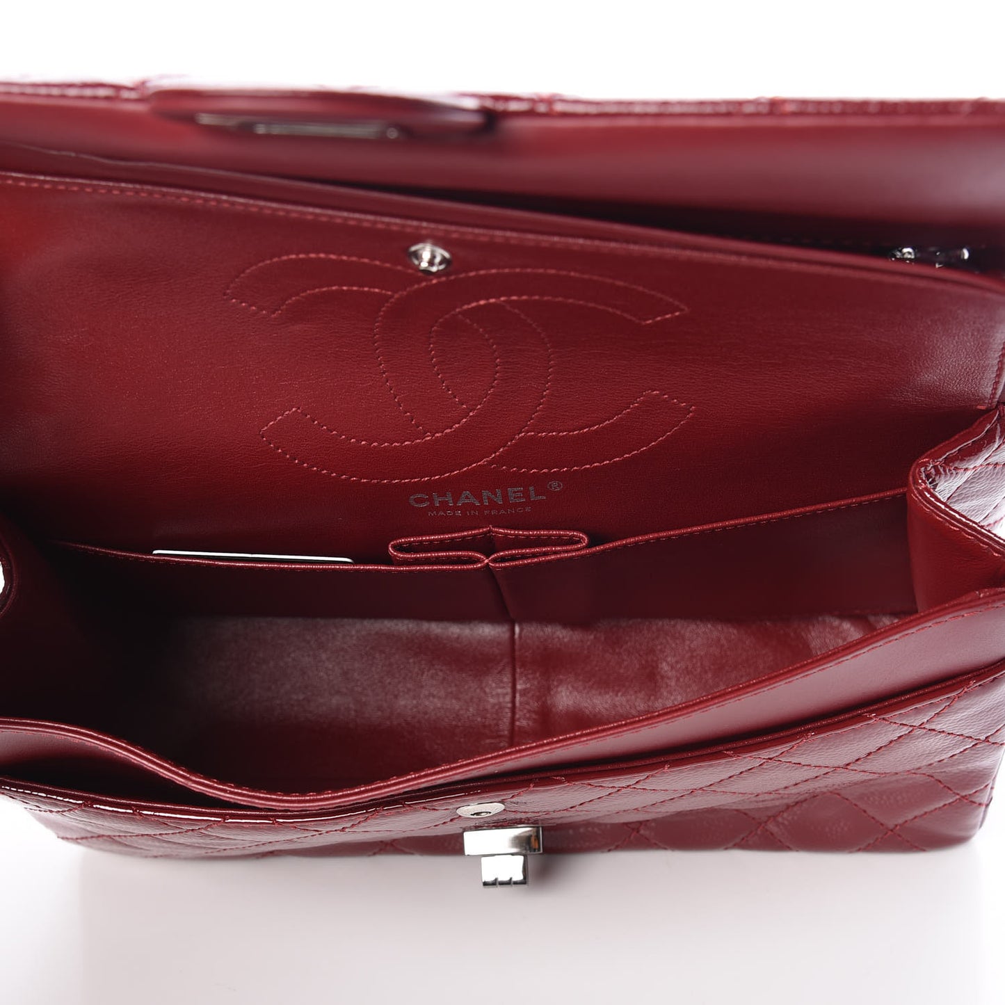 Patent Caviar Quilted 2.55 Reissue 226 Flap Burgundy