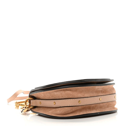 Chloe Calfskin Suede Small Nile Bracelet Bag Biscotti Beige 7 of 23
