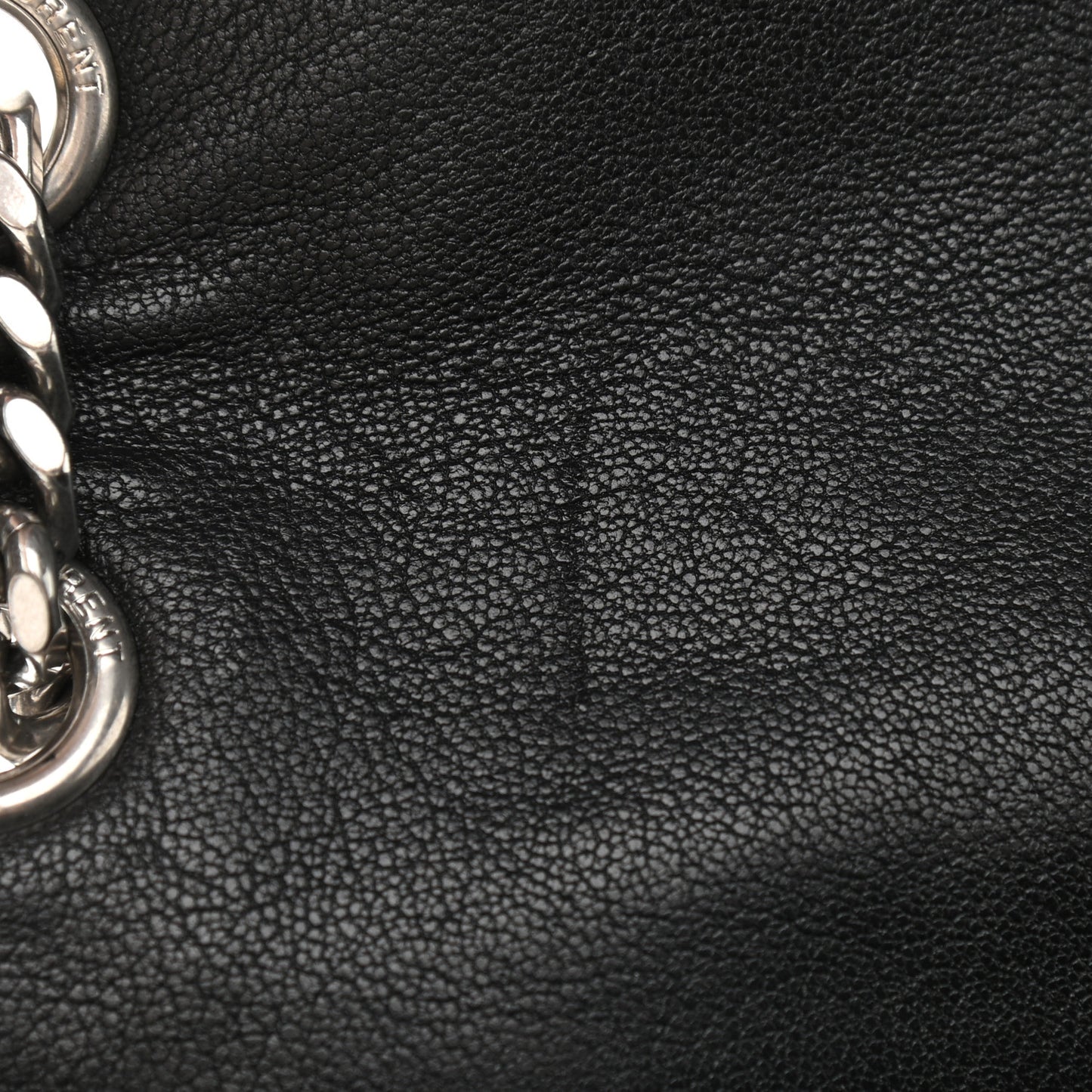Calfskin Matelasse Monogram Microstud Medium Niki Chain Satchel Black
