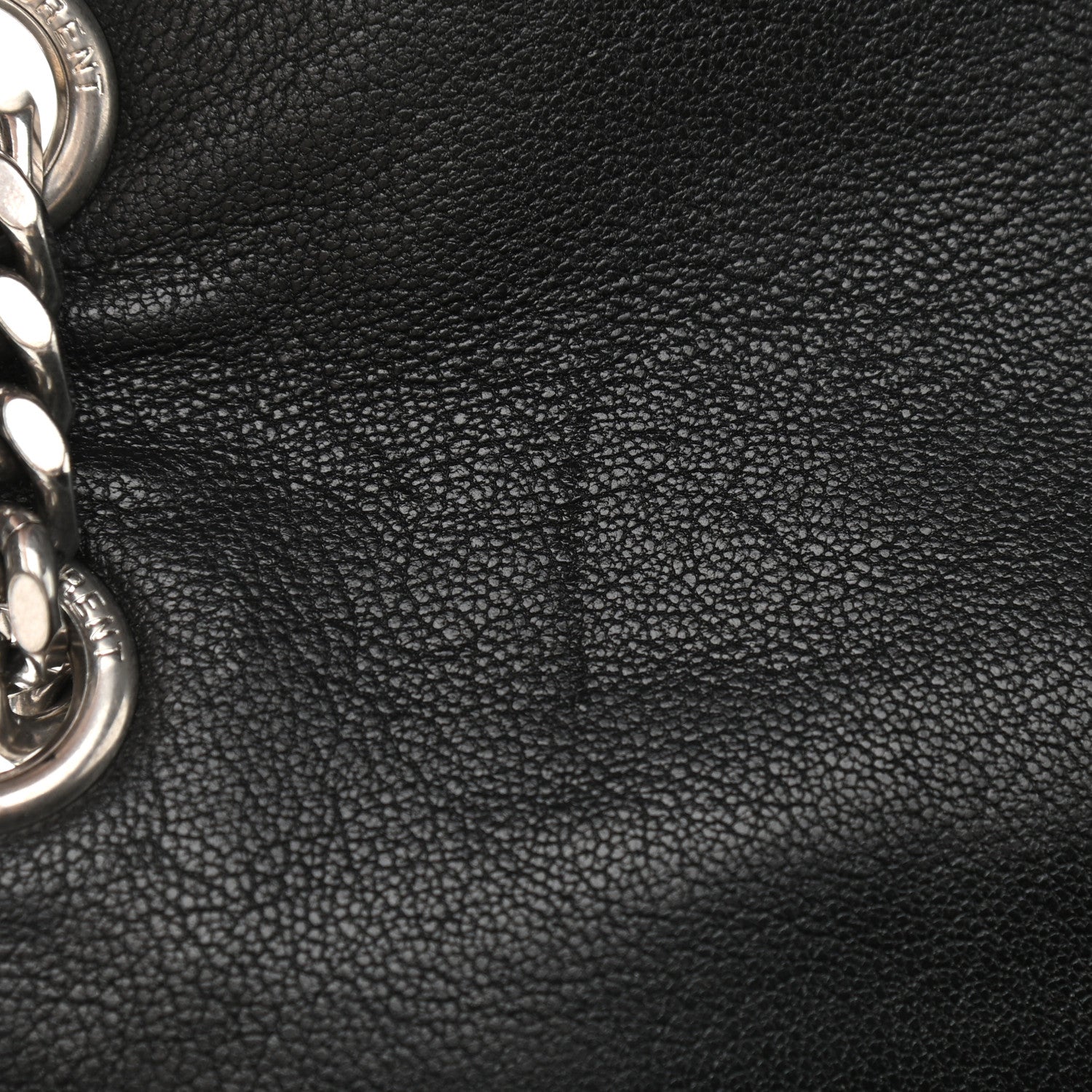 Saint Laurent Calfskin Matelasse Monogram Microstud Medium Niki Chain Satchel Black 10 of 11