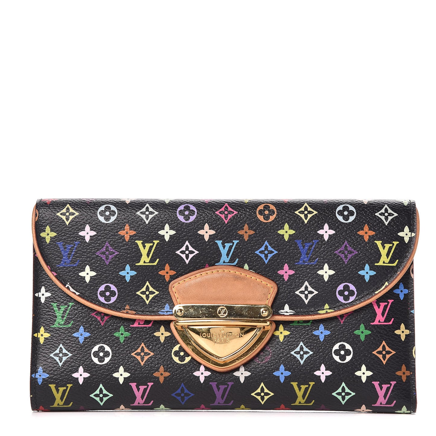 Monogram Multicolor Eugenie Wallet Black Grenade