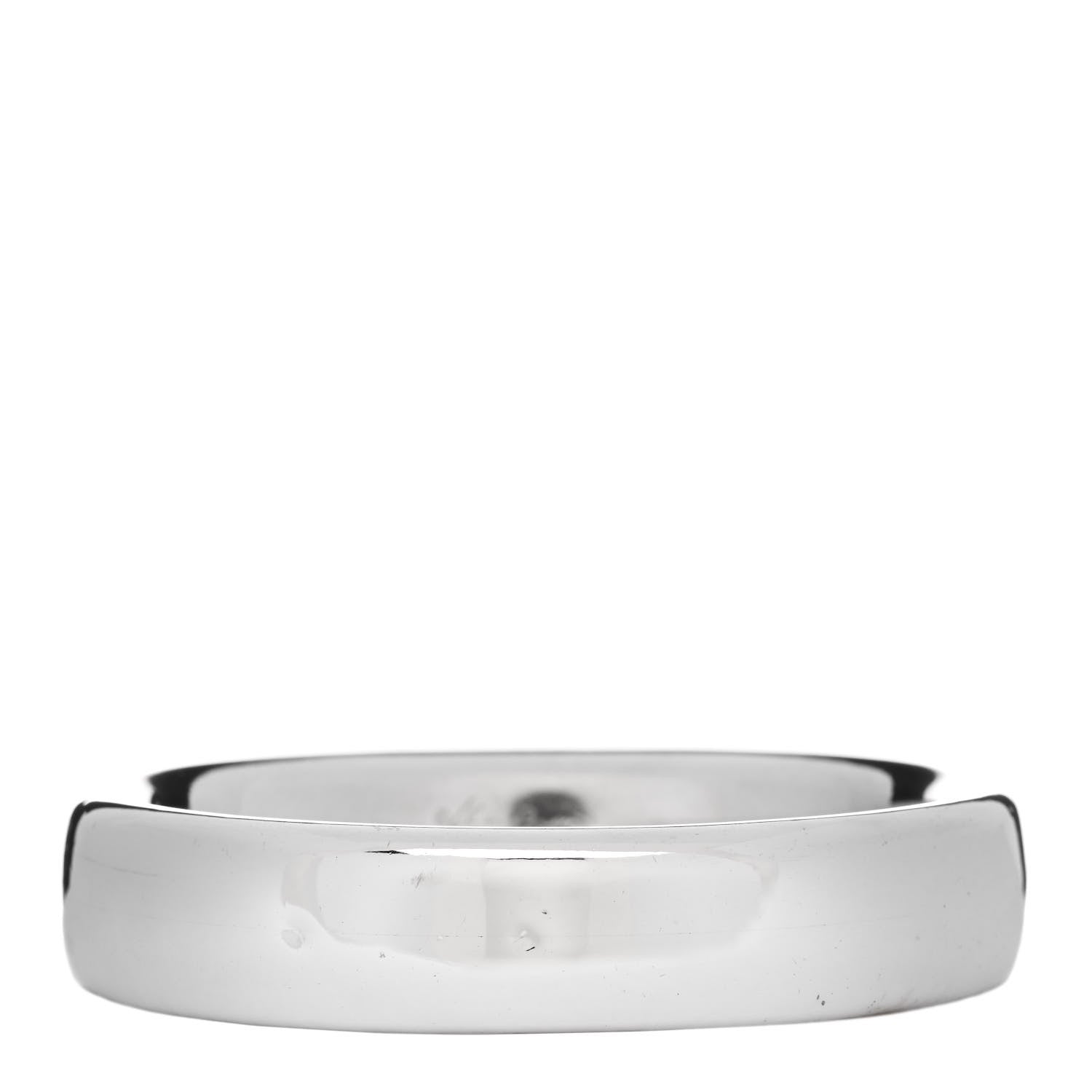 Tiffany Sterling Silver Narrow Elsa Peretti Doughnut Bangle Bracelet 1 of 4