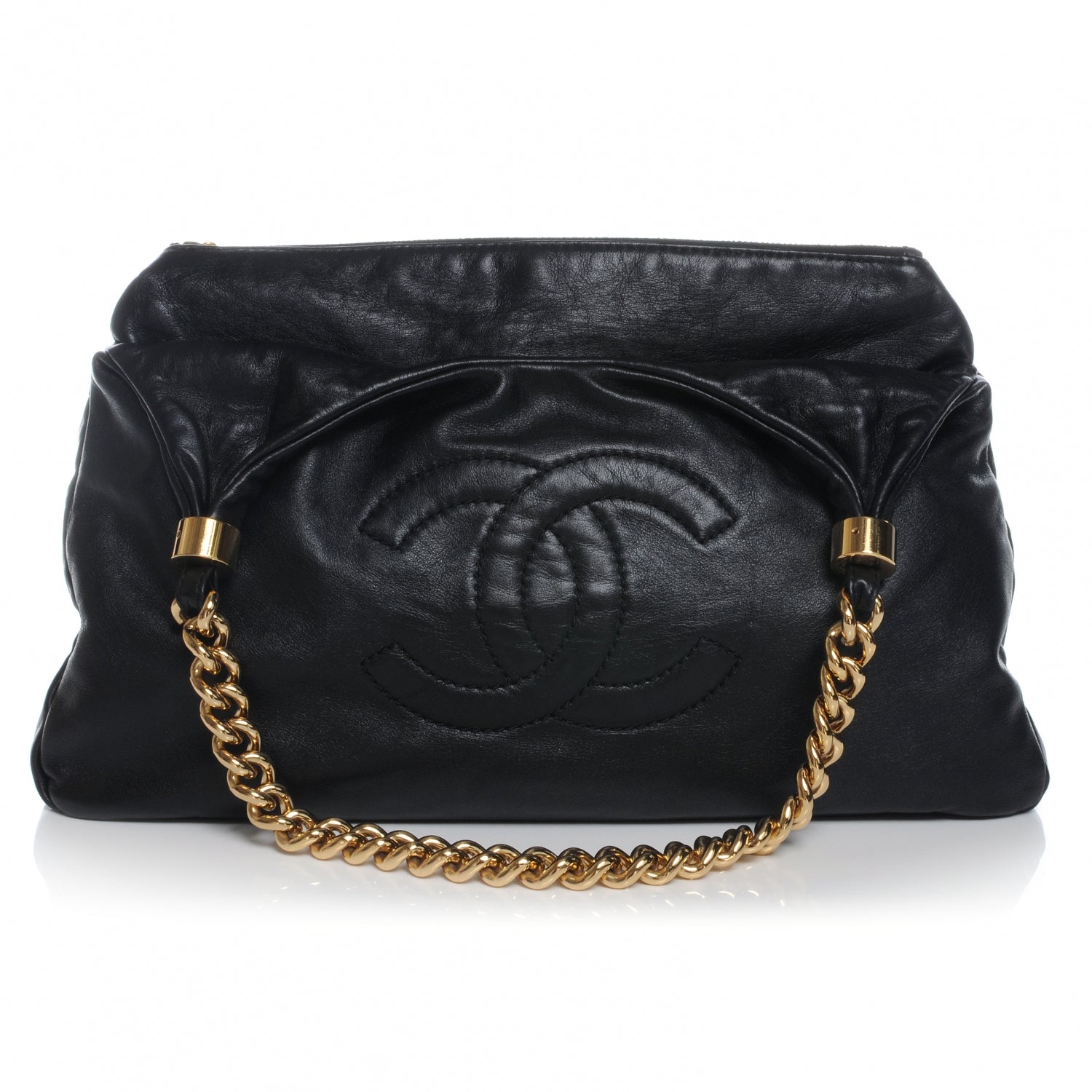 Chanel Calfskin Rodeo Drive Hobo Black 1 of 7