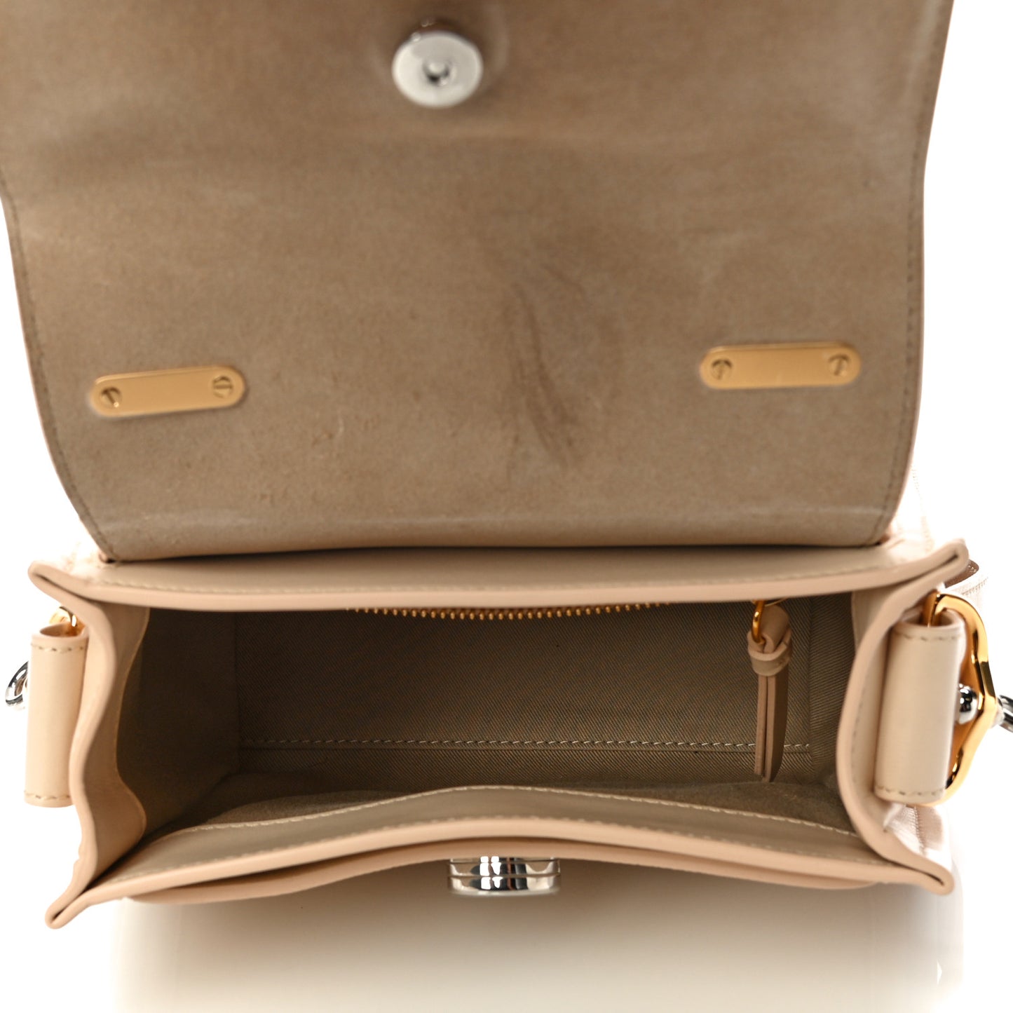 Calfskin Mini Tess Day Bag Sweet Beige