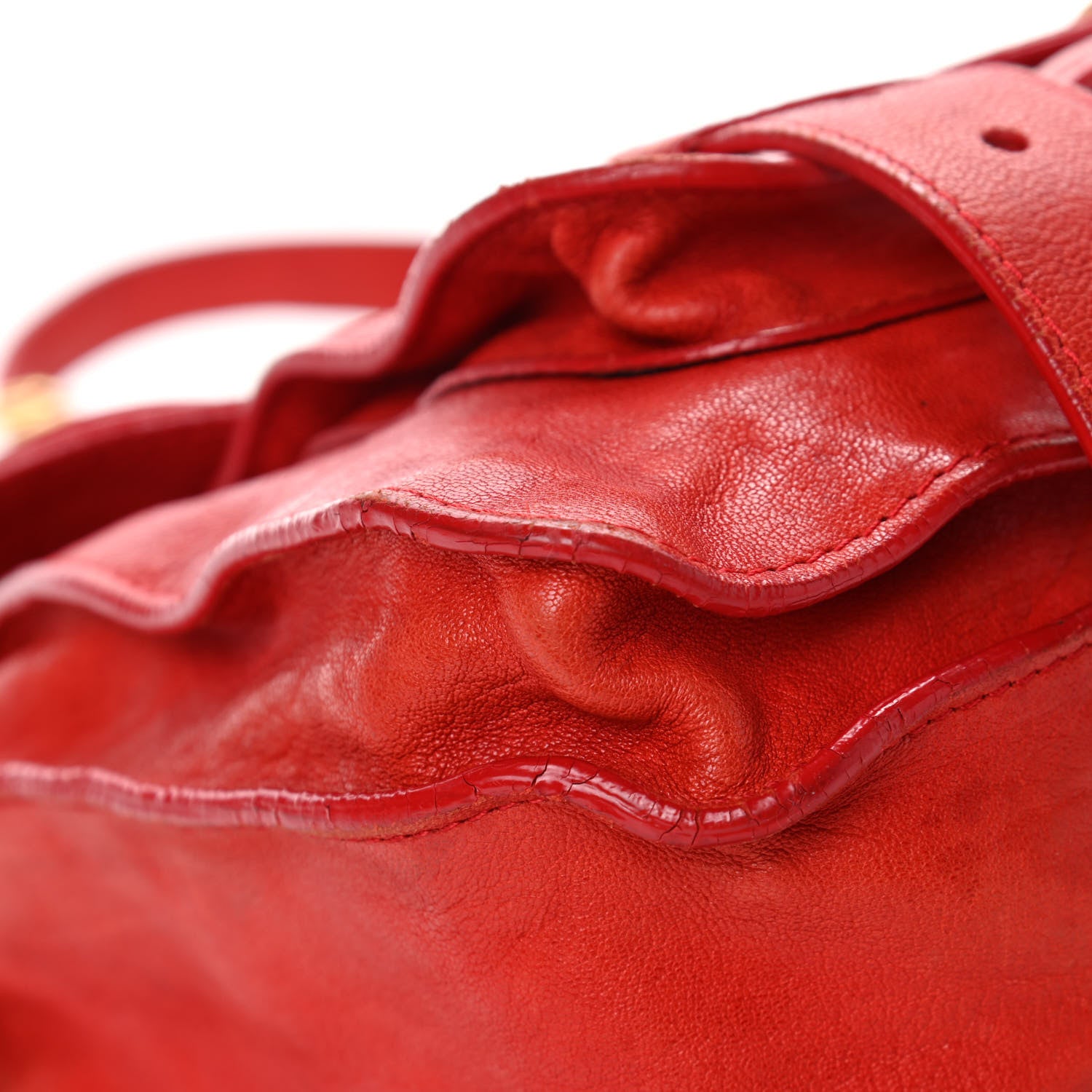 Proenza Schouler Lambskin Medium PS1 Satchel Red 8 of 11