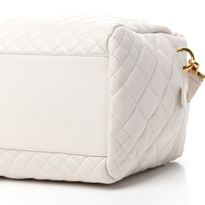 Versace Nappa Quilted Icon Bowler White 7 of 9