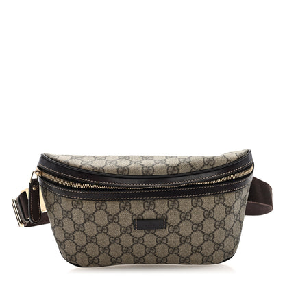 Gucci GG Supreme Monogram Belt Bag Dark Brown 1 of 10