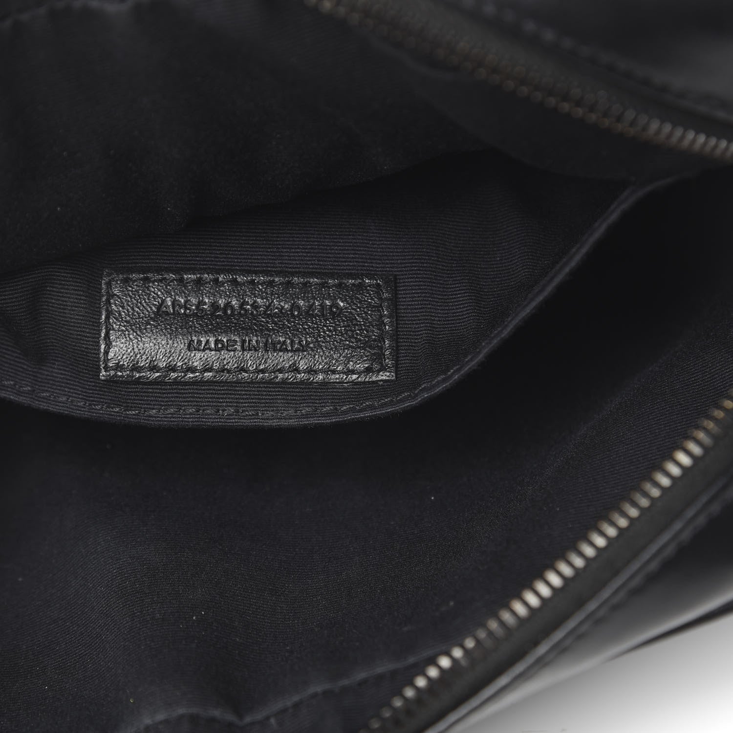 Saint Laurent Calfskin Matelasse Monogram Lou Camera Bag Black 9 of 14