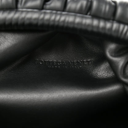 Bottega Veneta Bark Calfskin Embossed The Pouch Oversized Clutch Black 6 of 8