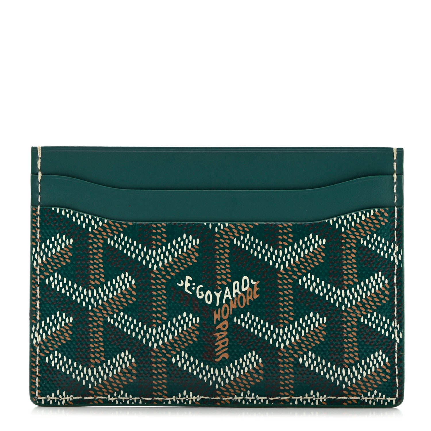 Goyard Goyardine Saint Sulpice Card Holder Green 1 of 6