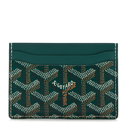 Goyard Goyardine Saint Sulpice Card Holder Green 1 of 6