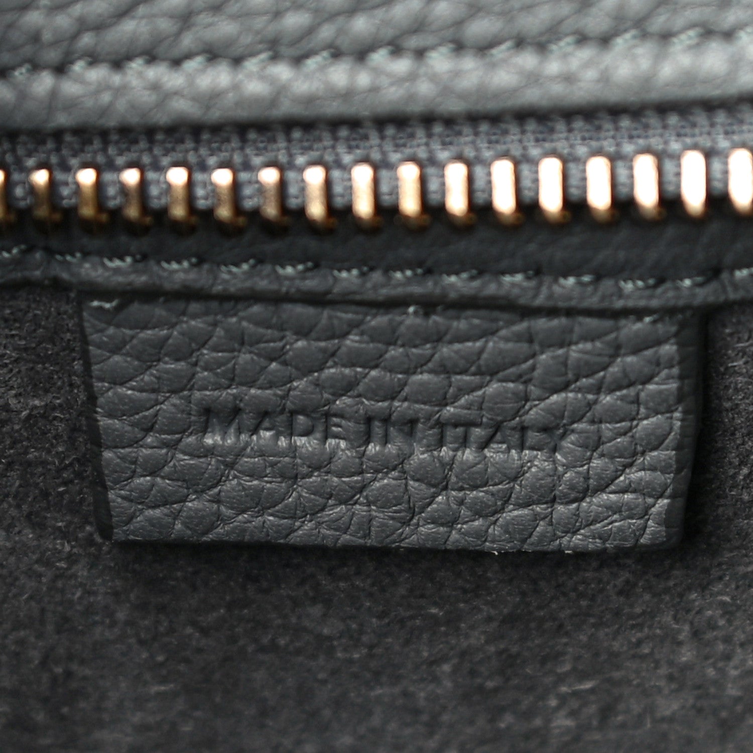 Celine Baby Drummed Calfskin Nano Luggage Kohl 6 of 10