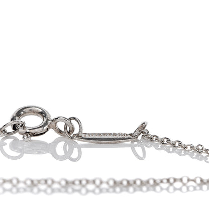 Tiffany Sterling Silver Diamond .05ct Elsa Peretti Diamonds by the Yard Bracelet 7 of 7