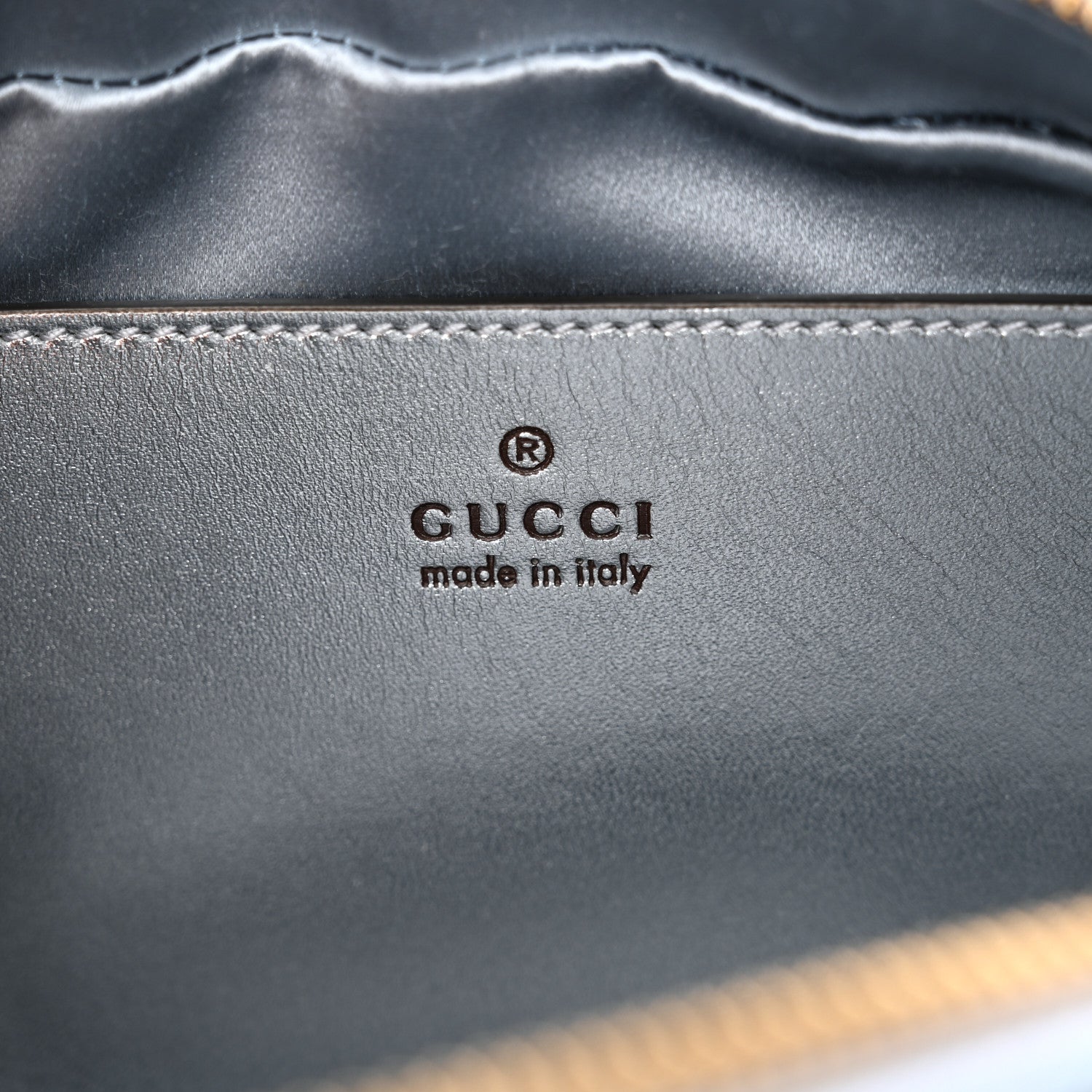 Gucci Iridescent Nappa Chevron Matelasse Small GG Marmont Chain Shoulder Bag Iridescent Snow Light Blue 6 of 10