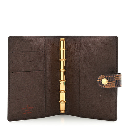 Louis Vuitton Damier Ebene Small Ring Agenda Cover 5 of 9