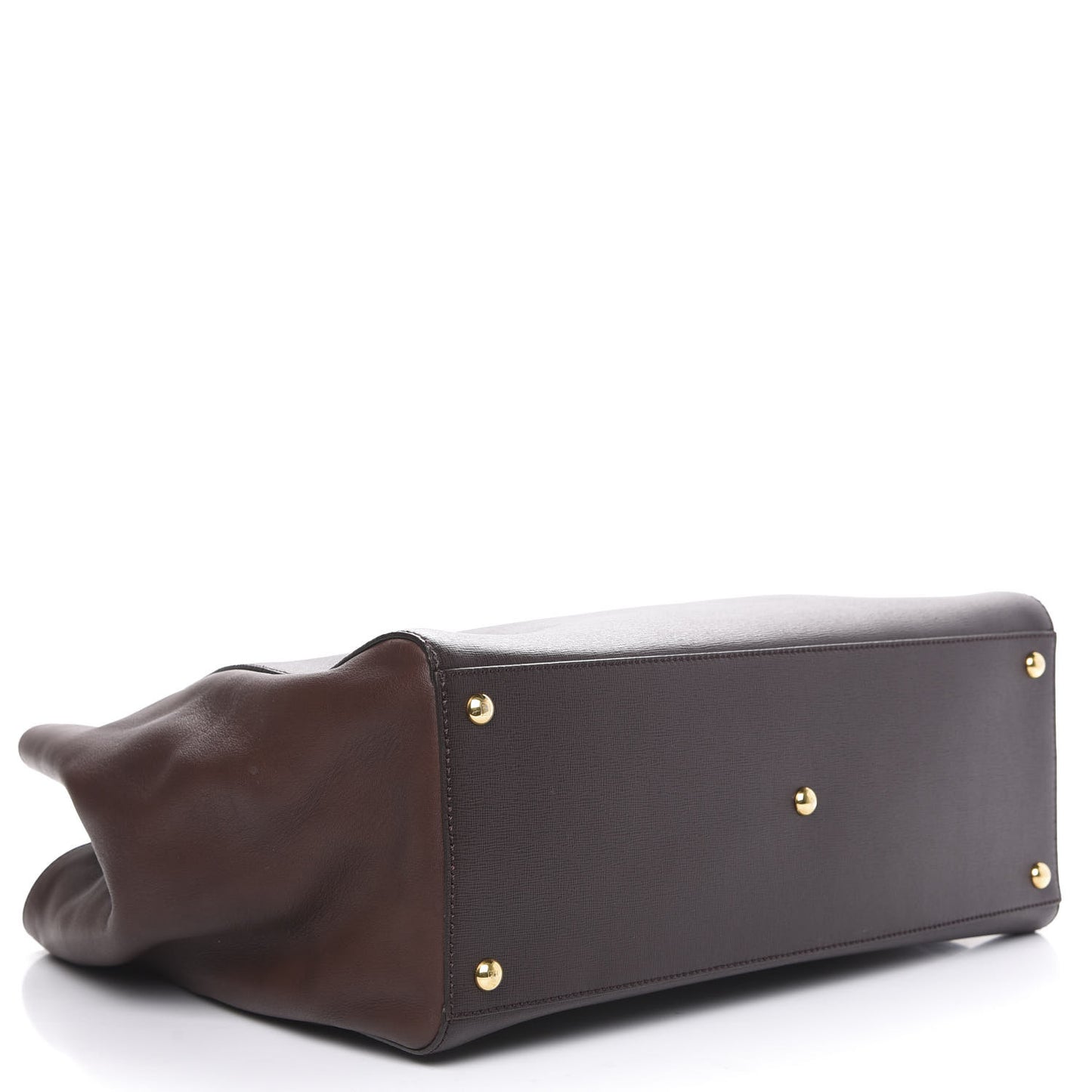 Vitello Elite Flamingo Large 2Jours Tote Moro Marrone Nocciola