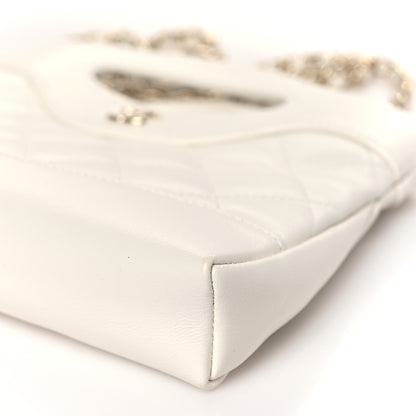 Chanel Shiny Crumpled Calfskin Quilted Nano 31 Shopping Bag White 9 of 11