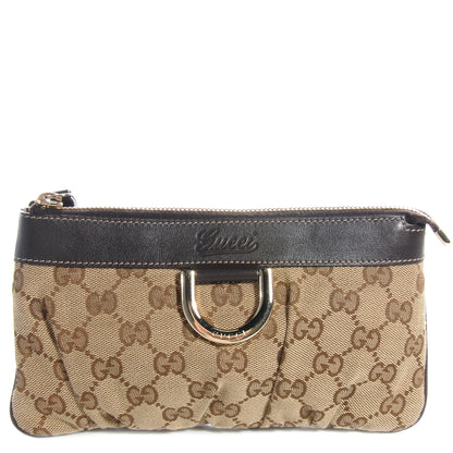 Gucci Monogram D Gold Wristlet 1 of 7
