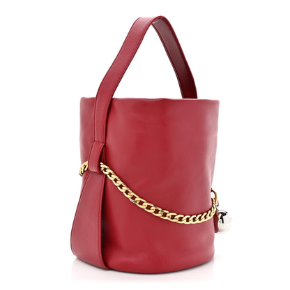 Prada Nappa Petit Sac Mini Bucket Bag Ciliegia 3 of 9