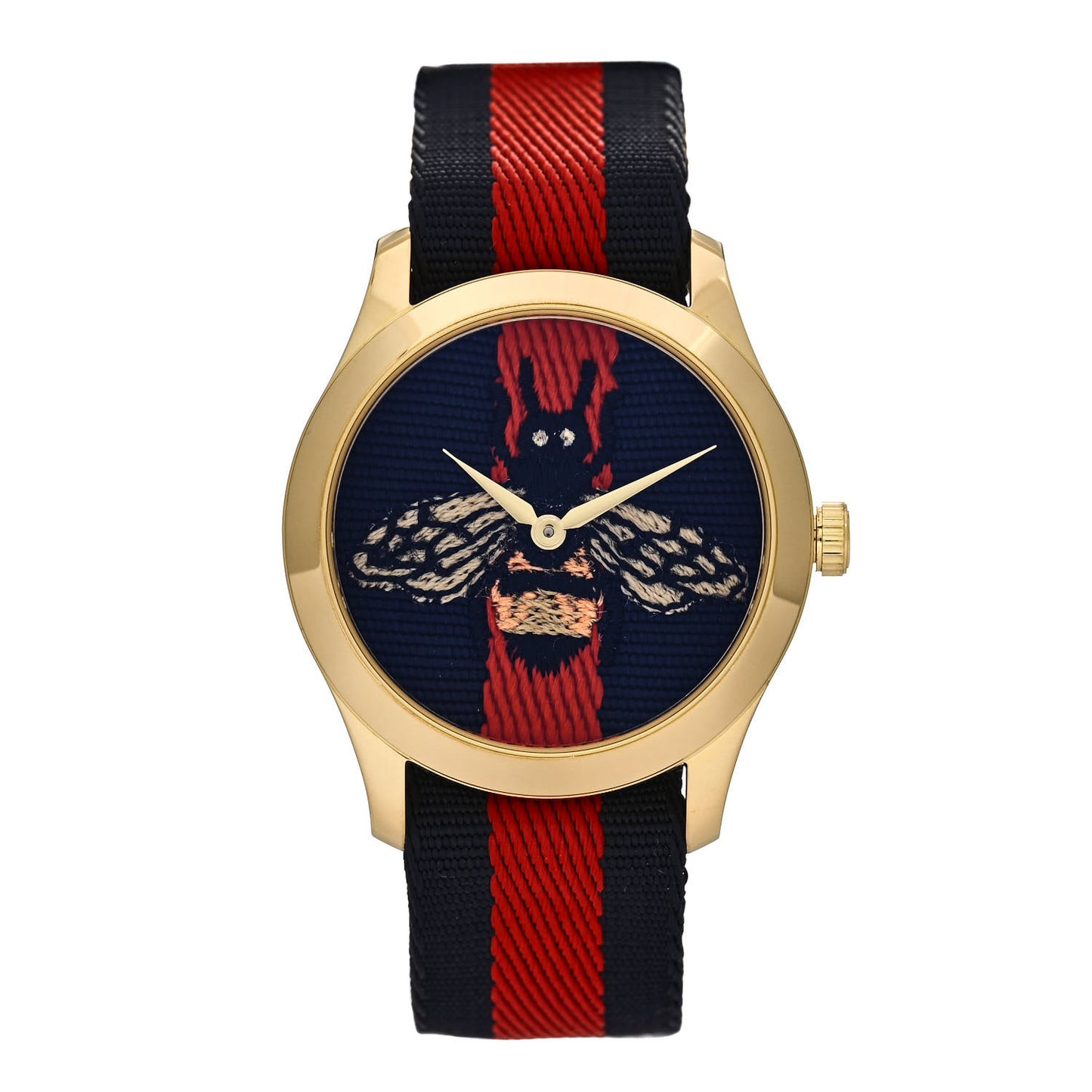 Stainless Steel Nylon 38mm Le Marche Des Merveilles Bee Quartz Watch Navy