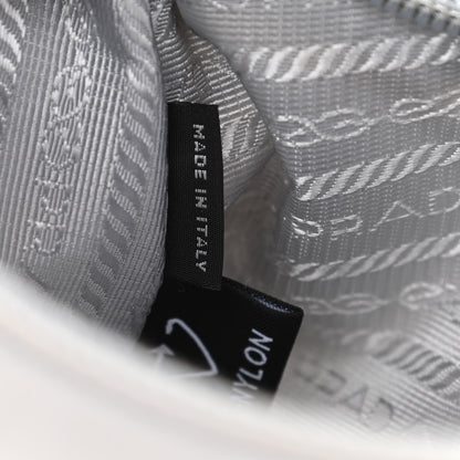 Prada Tessuto Nylon Mini Re-Edition 2000 Bag Fiordaliso 7 of 11