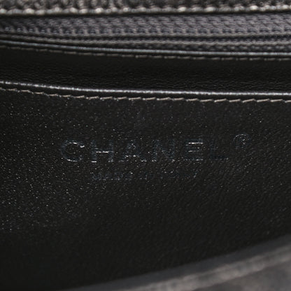 Chanel Metallic Caviar Quilted Mini Rectangular Flap Black 5 of 11