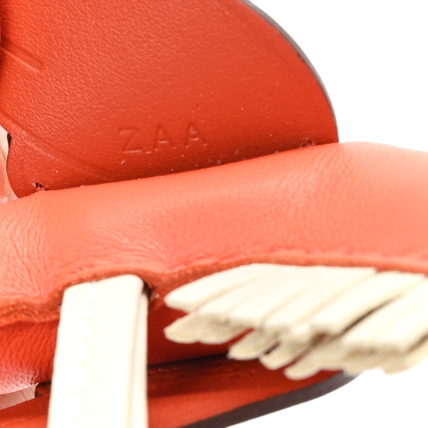 Milo Lambskin Grigri Rodeo Pegase Horse Bag Charm PM Orange Poppy Craie Terre Battue