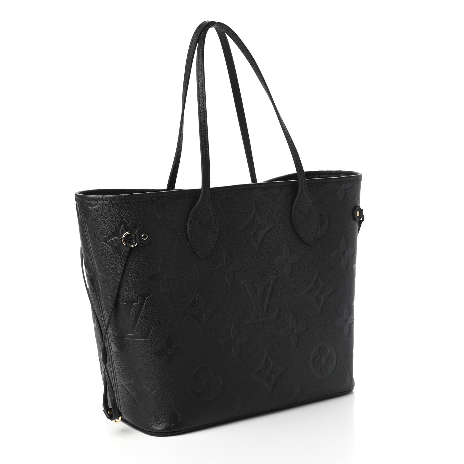 Louis Vuitton Empreinte Monogram Giant Neverfull MM Black 3 of 11