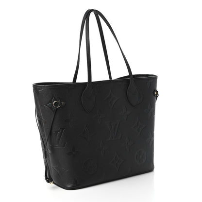 Louis Vuitton Empreinte Monogram Giant Neverfull MM Black 3 of 11