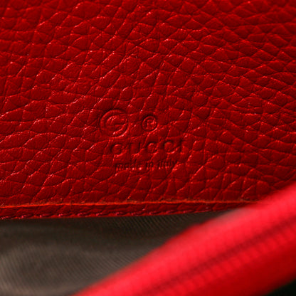 Gucci Cellarius Calfskin Soho Continental Wallet Vibrant Red 6 of 9