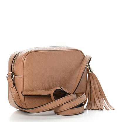 Gucci Pebbled Calfskin Small Soho Disco Bag Rose Beige 3 of 9
