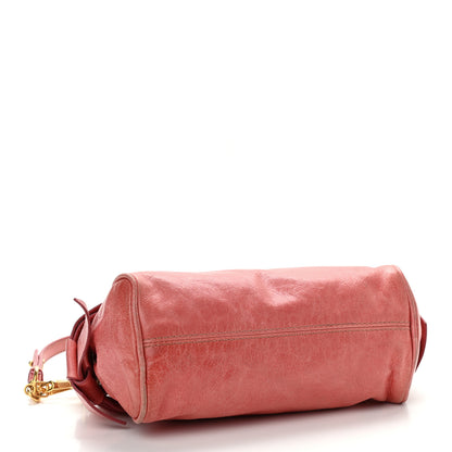 Miu Miu Vitello Lux Bow Bag Rosa 3 of 10