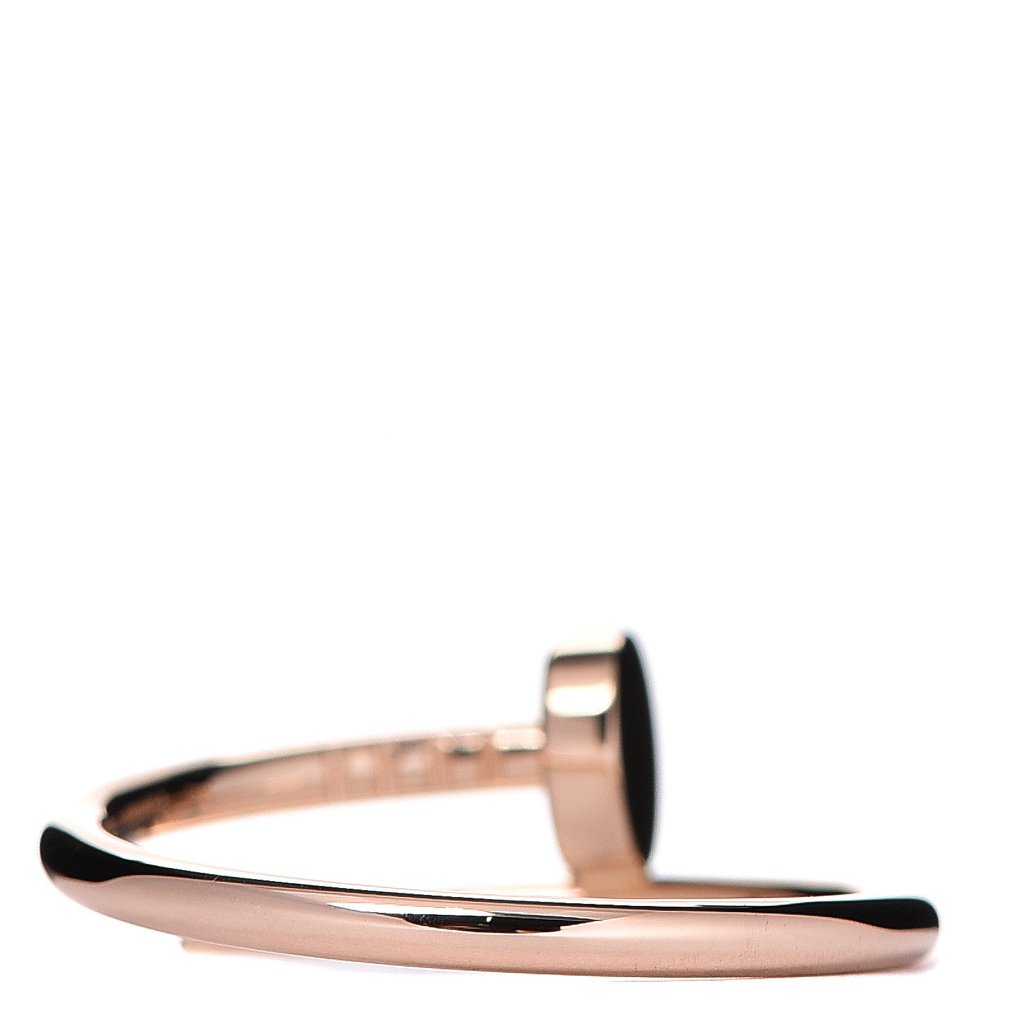 Cartier 18K Pink Gold Small Juste Un Clou Ring 53 6.25 2 of 4