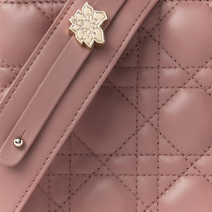 Christian Dior Lambskin Cannage Small My ABC Dior Lady Dior Blush 9 of 12