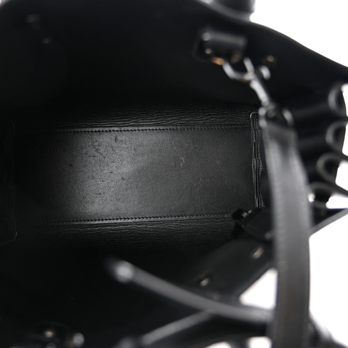 Calfskin Nano Sac De Jour Black