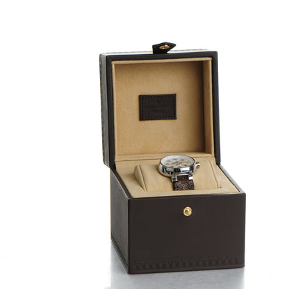 Louis Vuitton Stainless Steel Monogram Diamond Mother of Pearl 34mm Tambour Idylle Blossom Quartz Watch 10 of 10