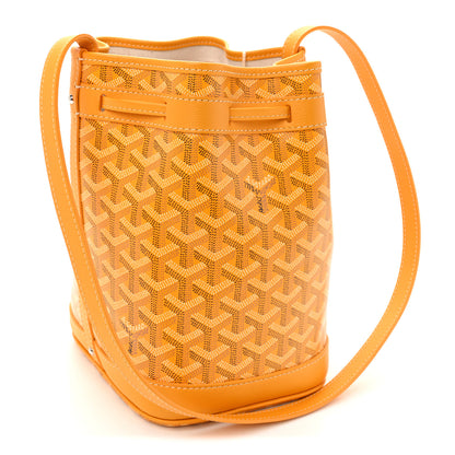 Goyard Goyardine Petit Flot Bucket Bag PM Yellow 3 of 9